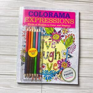 Colorama Expressions Coloring Activity Self-care  Book